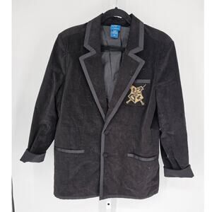 Hot Topic Harry Potter Sport Coat Blazer Medium Hogwarts Dueling Club Black